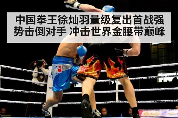 中国拳王徐灿羽量级复出首战强势击倒对手 冲击世界金腰带巅峰